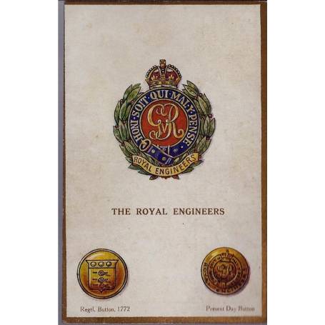 Insigne de régiment - The Royal Engineers Carte n'ayant pas voyagé