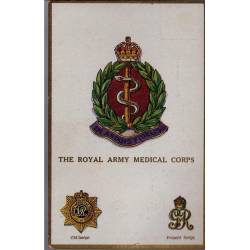 Insigne de régiment - The Royal Army Medical Corps Carte n'ayant pas voyagé