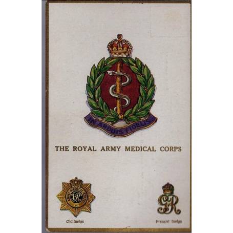 Insigne de régiment - The Royal Army Medical Corps Carte n'ayant pas voyagé