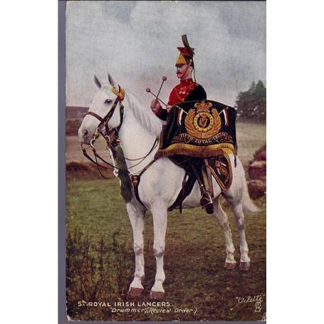 5th Royal Irish Lancers - Drummer Carte n'ayant pas voyagé