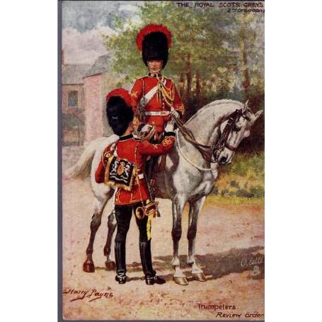 The Royal Scots Greys - 2nd Dragoons - Trumpeter Illustrée par Harry Payne - C