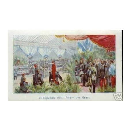 22 SEPTEMBRE 1900 BANQUET DES MAIRES