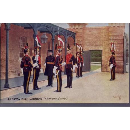 5th Royal Irish Lancers ( Changing Guard) Carte n'ayant pas voyagé