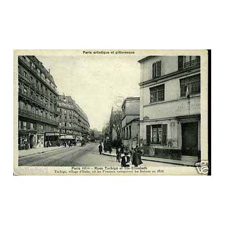 75 - Paris - Rues Turbigo et Ste Elisabeth