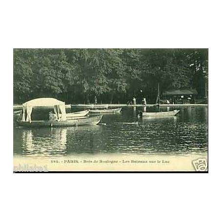 75 - Paris -Le bois de boulogne -Les bateaux sur le lac