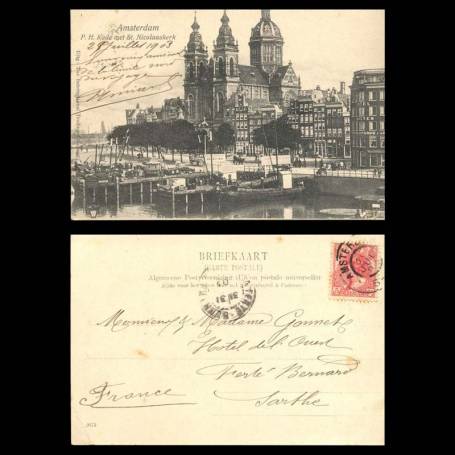 Pays-Bas - Amsterdam - P.H. Kade met St. Nicolaaskerk - 1903