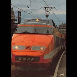 TGV - Record du monde de vitesse sur rail 380km/h le 26 février 1981 - Carte neuve