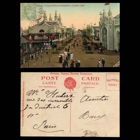 GB - Londres 1908 - Avenue in the Franco-British Exhibition