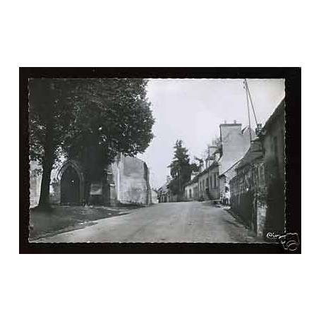 03 - St Gerand de Vaux - Eglise - Entree du bourg- CPSM