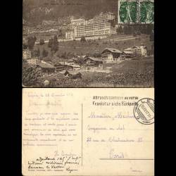 Suisse - Leysin - Vue sur les hotels