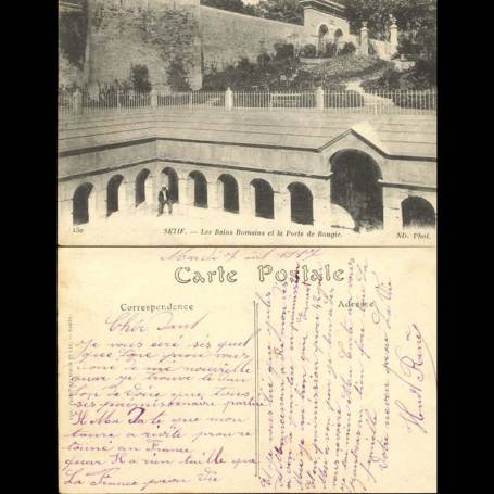 Tunisie - Setif - Les bains romains et la porte de Bougie