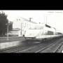 44 - Savenay - 31 mai 1986 - Inauguration de la ligne électrique Nates-Le Croisic - Passage de la rame TGV en gare de Sa