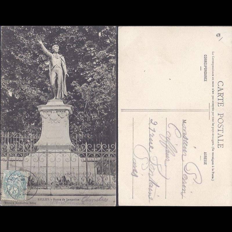 01 - Belley - Statue Lamartine - 2