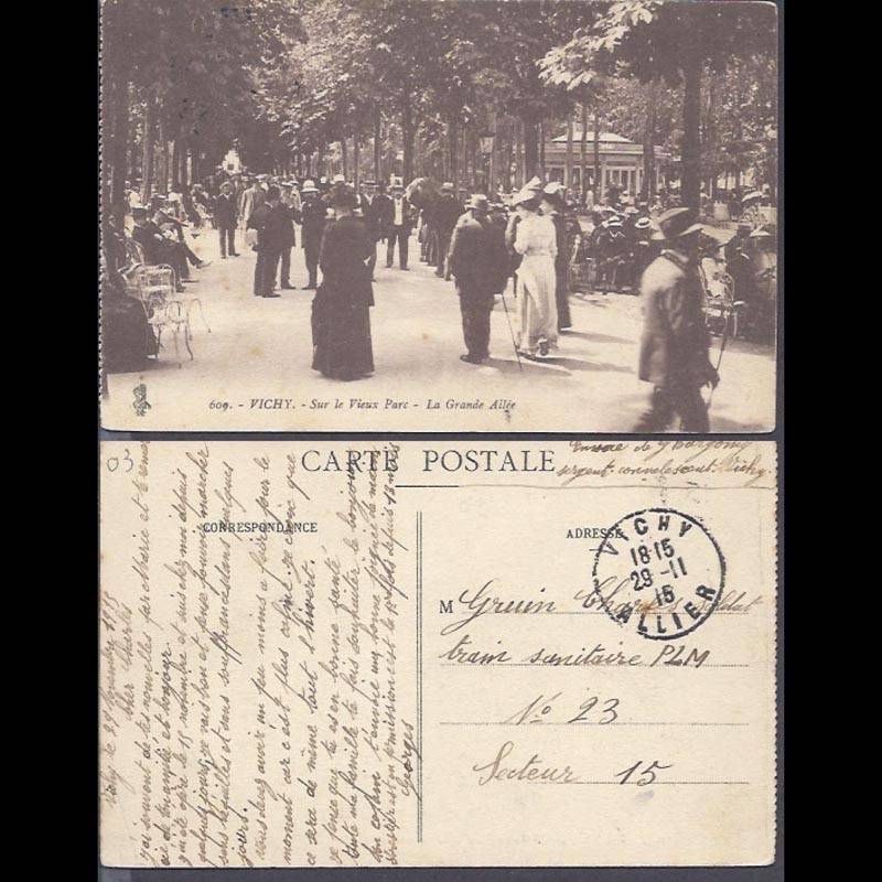 03 - Vichy - Sur le vieux Parc - La grande allée