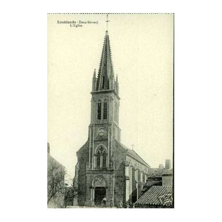 79 - LOUBLANDE - L'EGLISE - ANIMEE