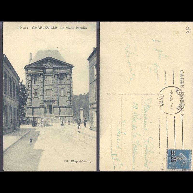 08 - Charleville - Le vieux moulin - Animée