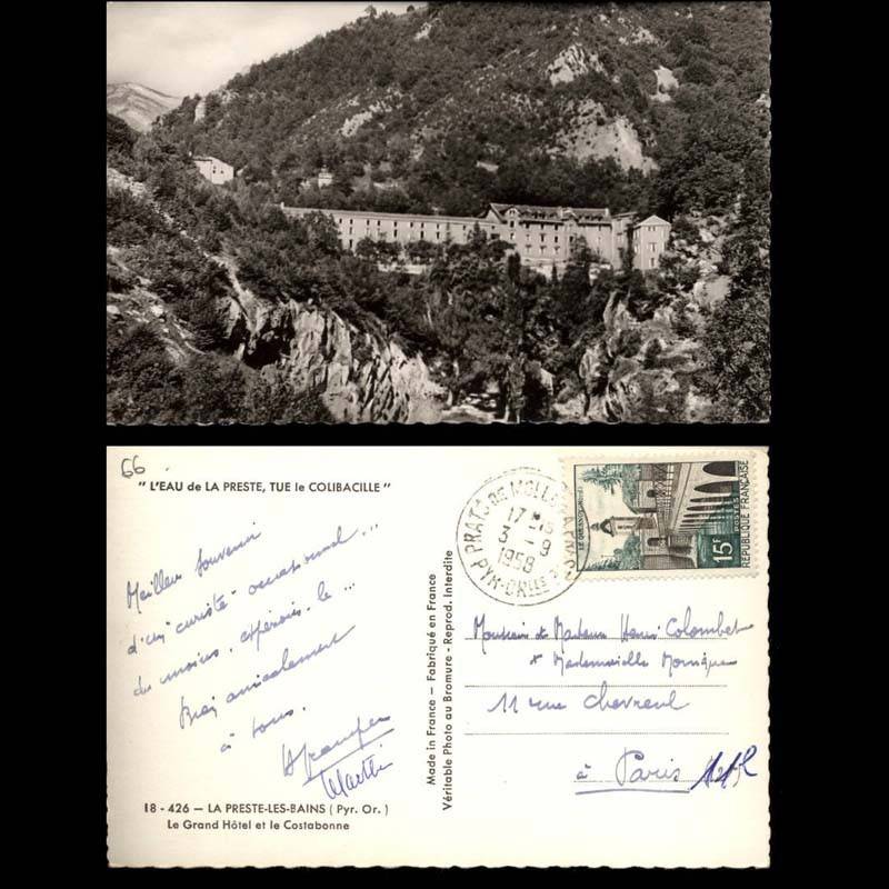 66 - La Preste les Bains - Le grand hotel et le Costabonne - CPSM