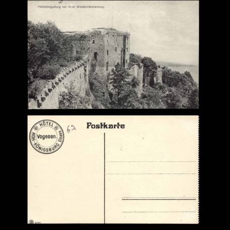 67 - Hohkonigsburg vor ihrer Wiederherstellung