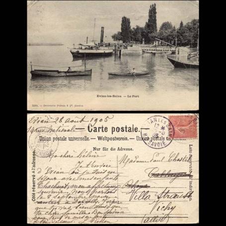 74 - Evians les bains - Le port - Bateaux