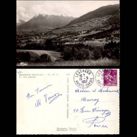 74 - Leschaux - Vue generale - CPSM