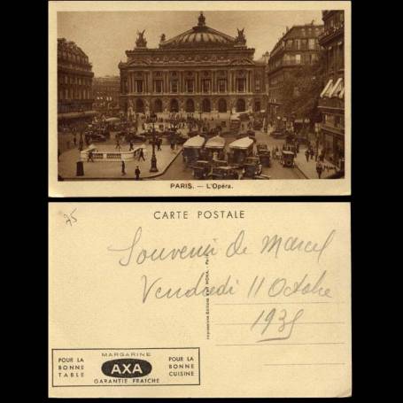 75 - Paris - L'Opera - Bus et taxis