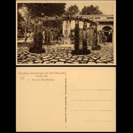 75 - Paris - Expo. 1925 - Patio des Alpes Maritimes