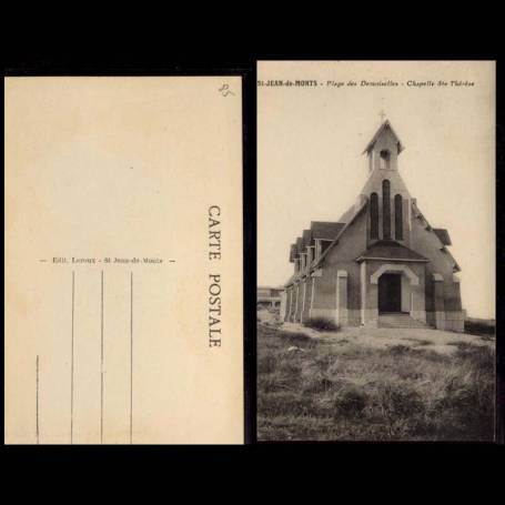 85 - Saint Jean de Monts - Plage des Demoiselles - Chapelle Ste Therese