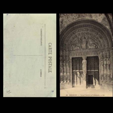 18 - Bourges - Portail sud de la cathedrale