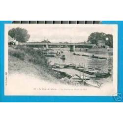 94 -LA TOUR DE MARNE -LA MARNE AU PONT DE BRY - BATEAUX