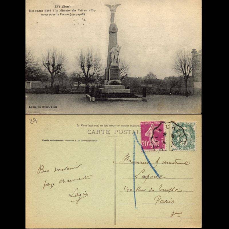 27 - Ezy - Monument aux morts de 1914-1918