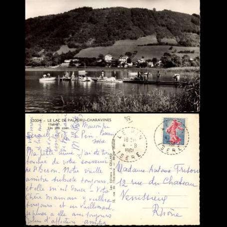 38 - Le lac de Paladru Charavines - CPSM