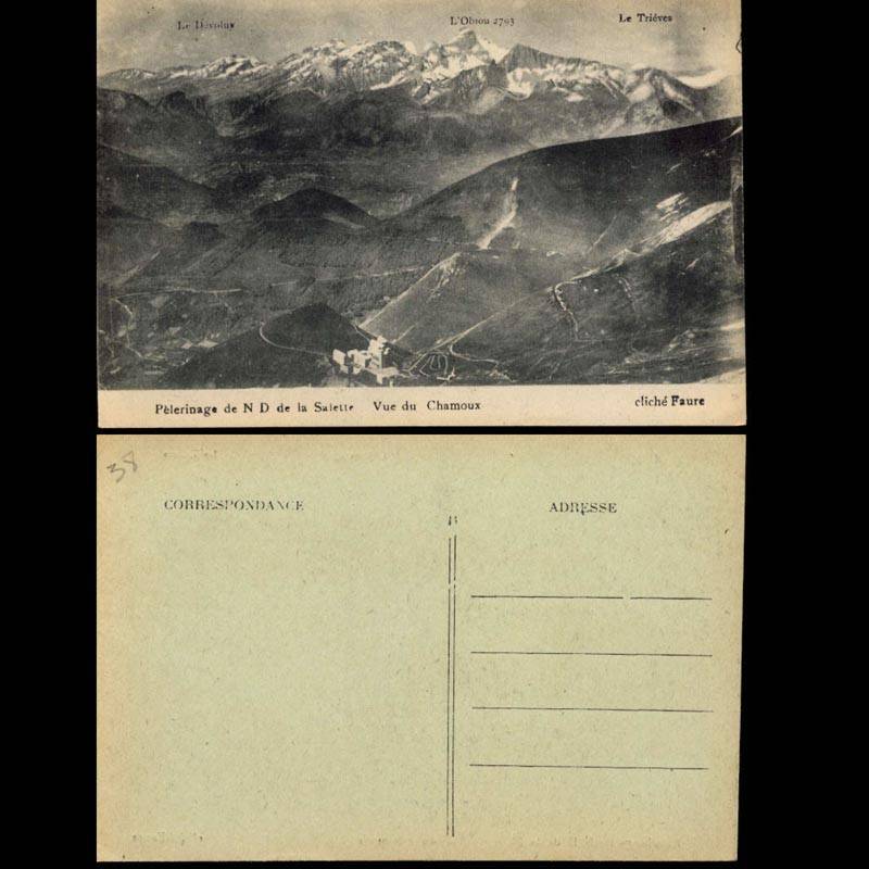 38 - Pélerinage de N.D. de la Salette - Vue du Chamoux