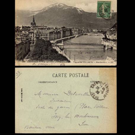 38 - Grenoble - Vue sur l'Isere