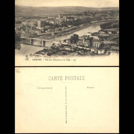 46 - Cahors - Vue sur Cabessut et la ville