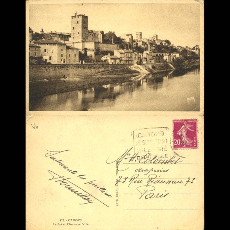 46 - Cahors - Le lot et l'ancienne ville - Oblitération Daguin