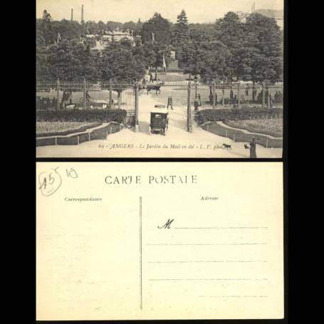 49 - Angers - Le jardin du Mail en été