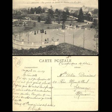 49 - Angers - Vue générale du jardin des plantes