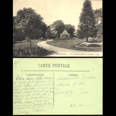 50 - Avranches - Une allée du jardin des plantes