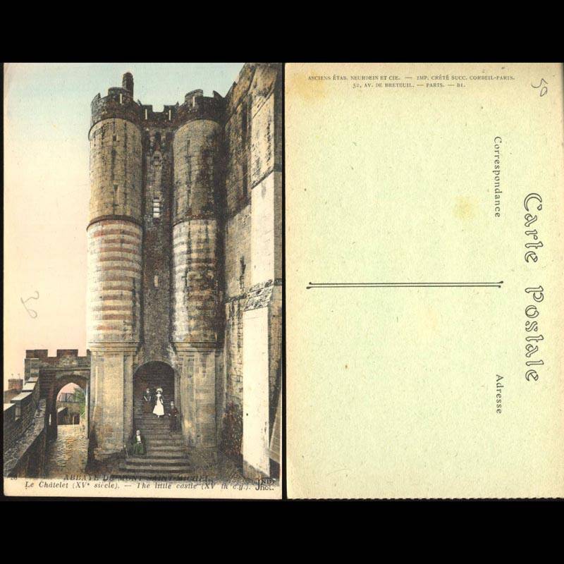 50 - Abbaye du Mont Saint Michel - Le chatelet