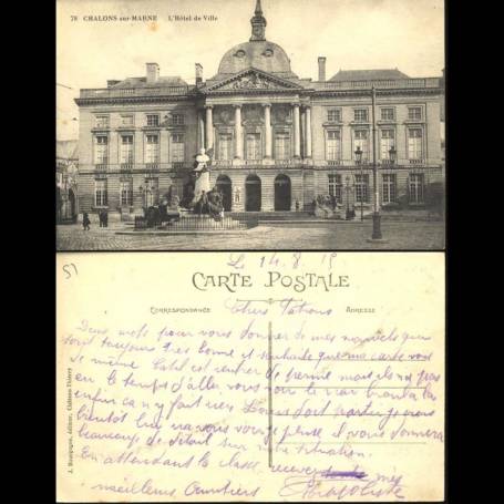 51 - Chalons sur Marne - L'Hotel de ville