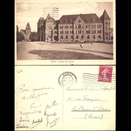 57 - Metz - L'hotel des postes