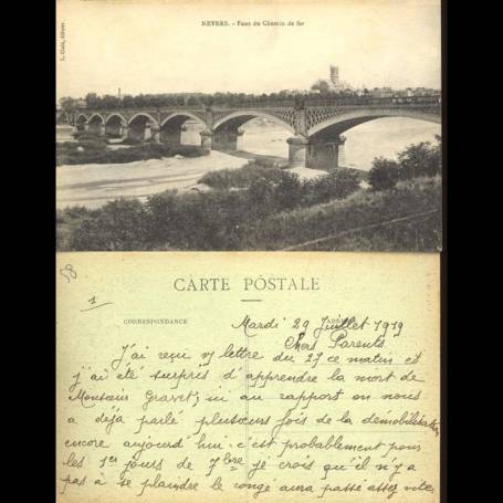 58 - Nevers - Pont du chemin de fer