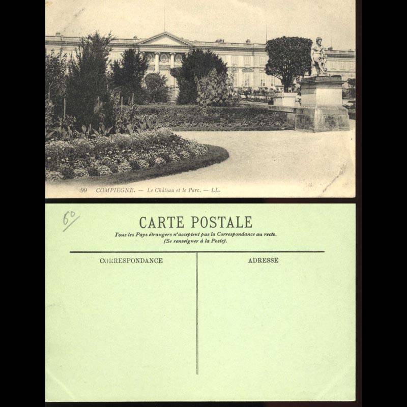 60 - compiegne - Le chateau et le parc