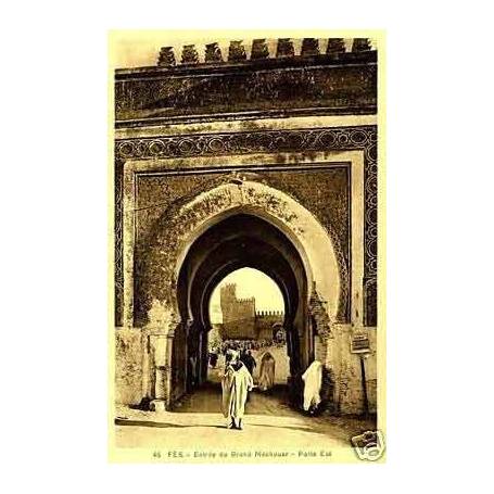 Maroc - Fes - Entree du grand Mechouar - Porte est