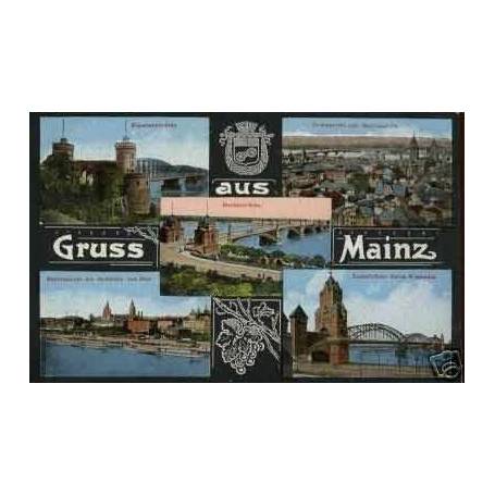 ALLEMAGNE - GRUSS AUS MAINZ - 5 VUES