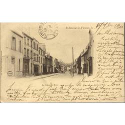 50 - St Sauveur le Vicomte - La grande rue - 1901