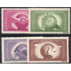 Timbre collection Roumanie N° Yvert et Tellier 882/885 Neuf avec charnière