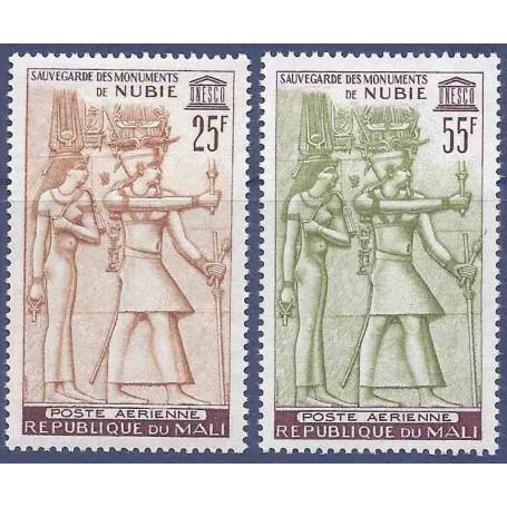 Timbre collection Mali N° Yvert et Tellier PA 22/23 Neuf sans charnière