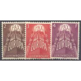 Timbre collection Luxembourg N° Yvert et Tellier 531/533 Neuf avec charnière