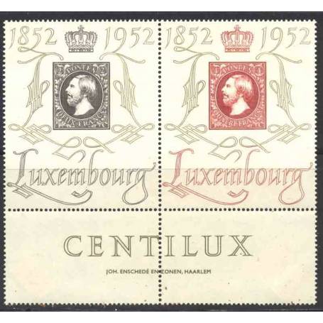 Timbre collection Luxembourg N° Yvert et Tellier 454A Neuf avec charnière